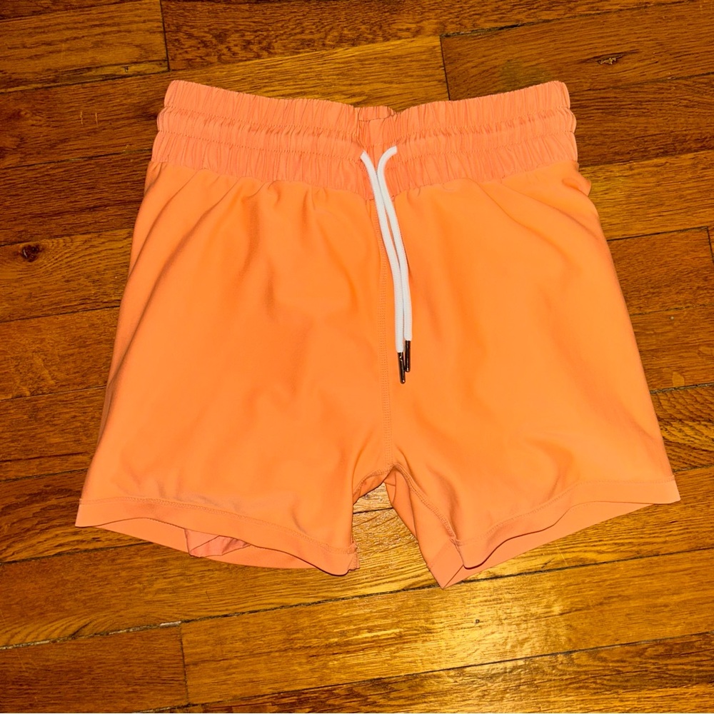 Wilo The Label Women's 2 in 1 Running Short in Peach Size S - Picture 8 of 10